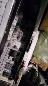 Right side of seat (from sitting in the seat)