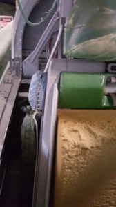 Right side of seat (from sitting in the seat)